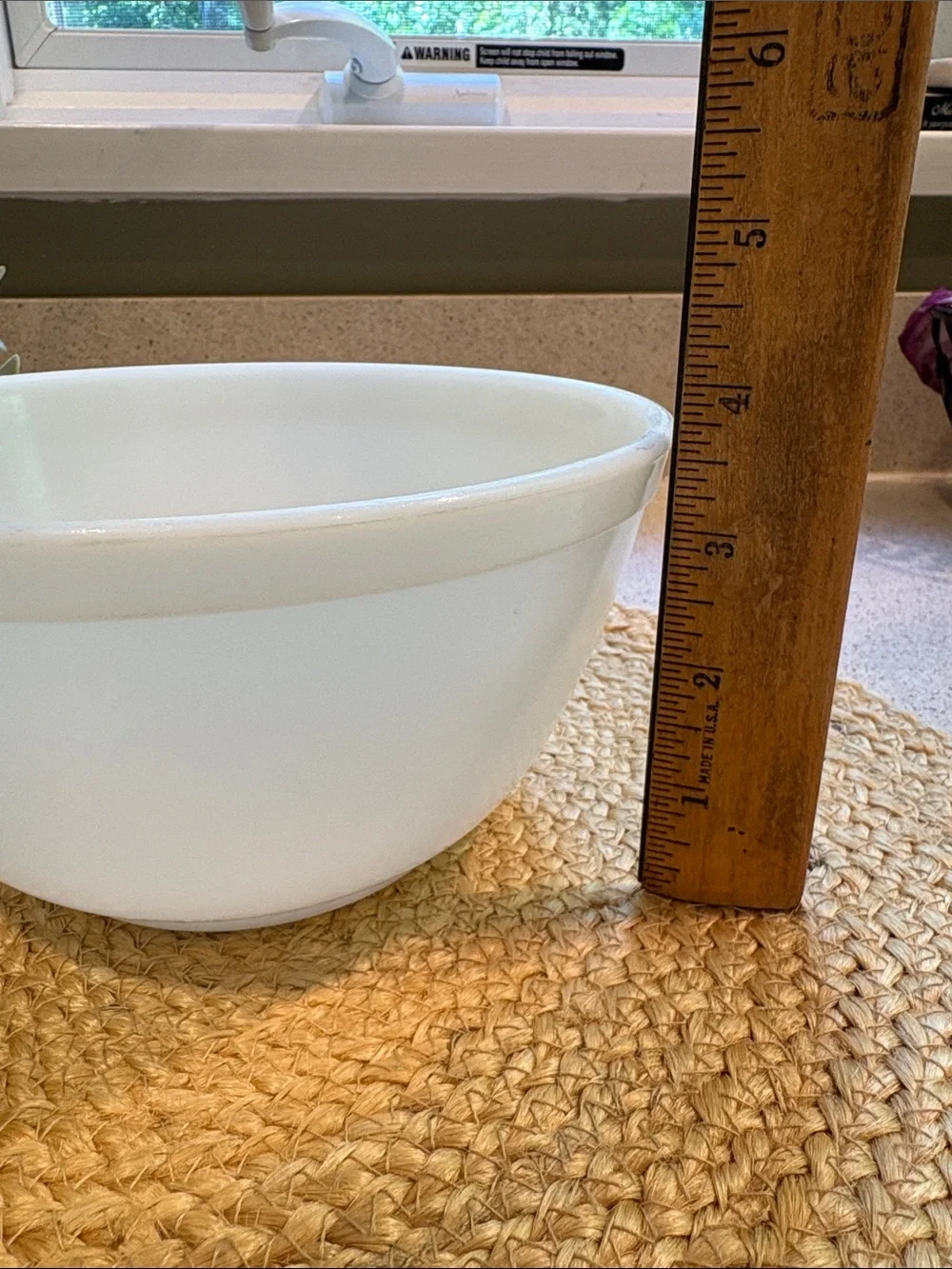 Vintage Pyrex TRUE OPAL (1954) 1 1/2 Qt Mixing Bowl